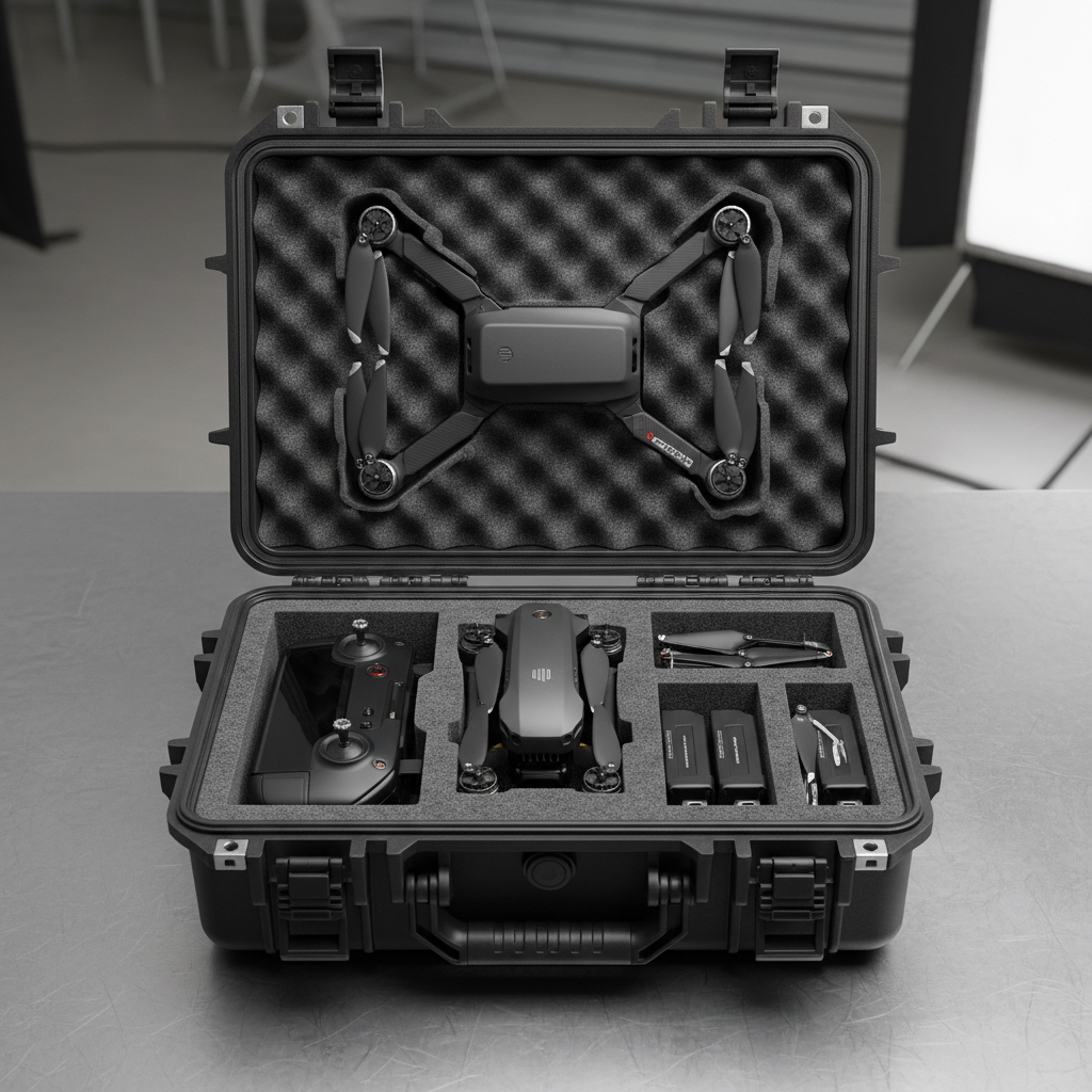 Drone & UAV Cases — protective hard plastic case with foam, NestPack India