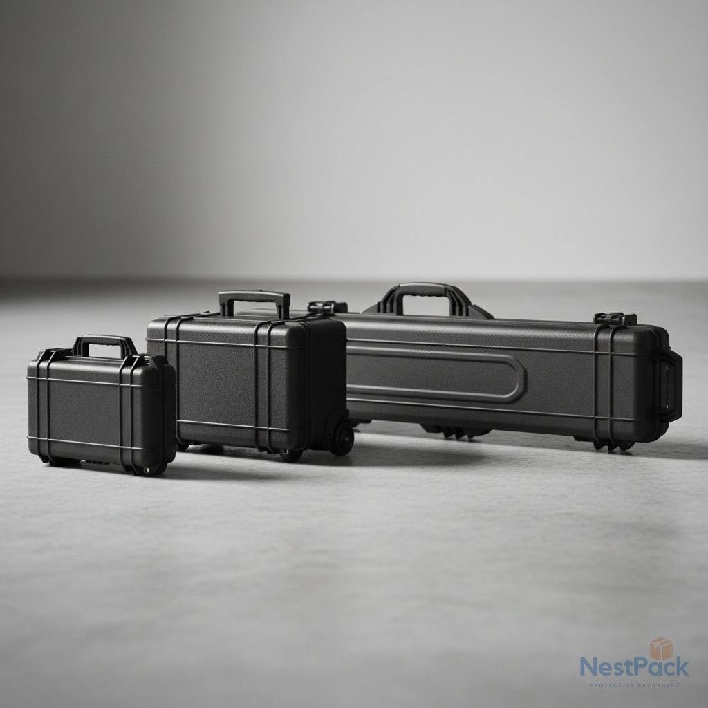 Precision hard case with custom CNC-cut foam inserts
