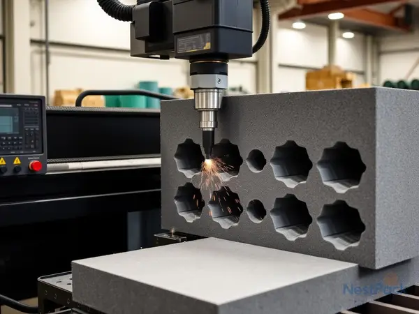 CNC foam cutting for protective packaging