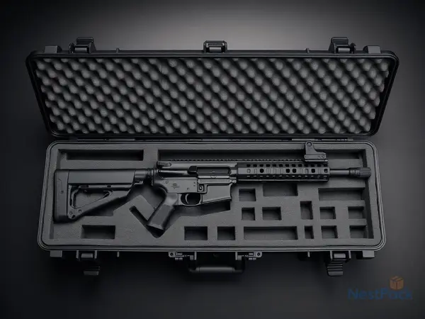 defence equipment hard case with custom foam insert