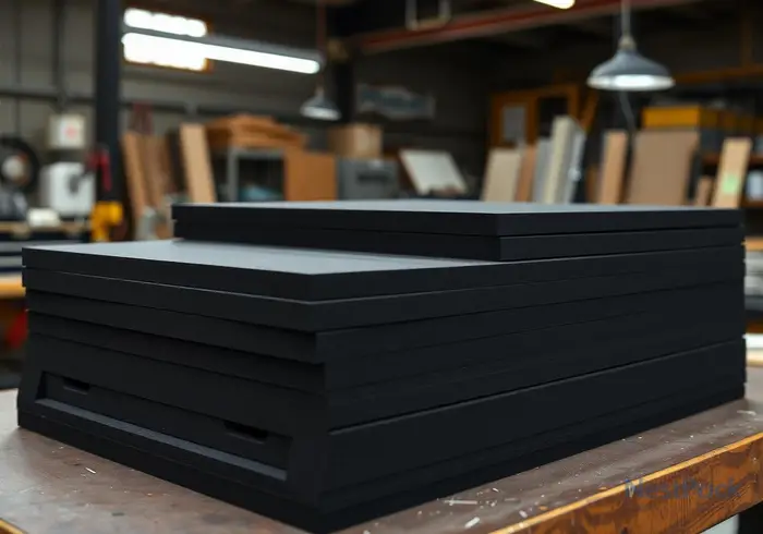 die cut foam packaging prepared for dispatch